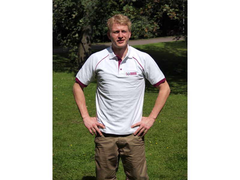 Herren Polo-Shirt, weiß