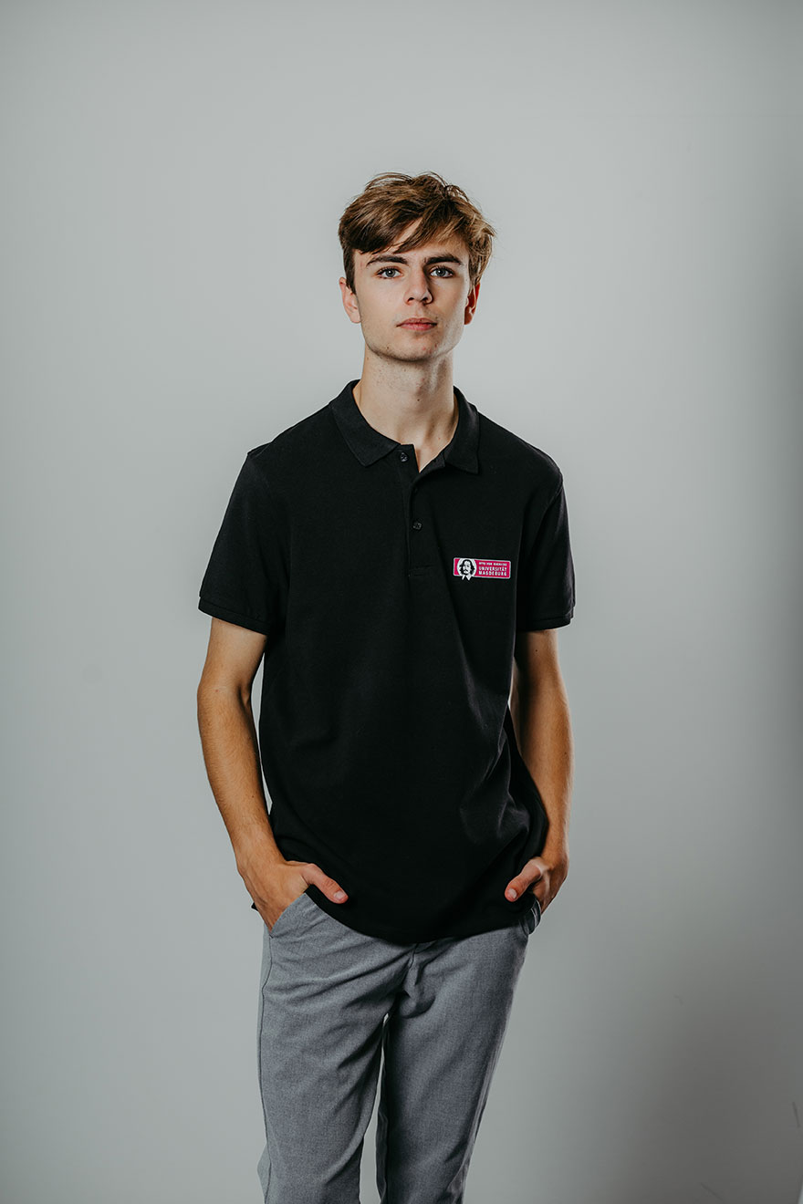 Herren Poloshirt schwarz
