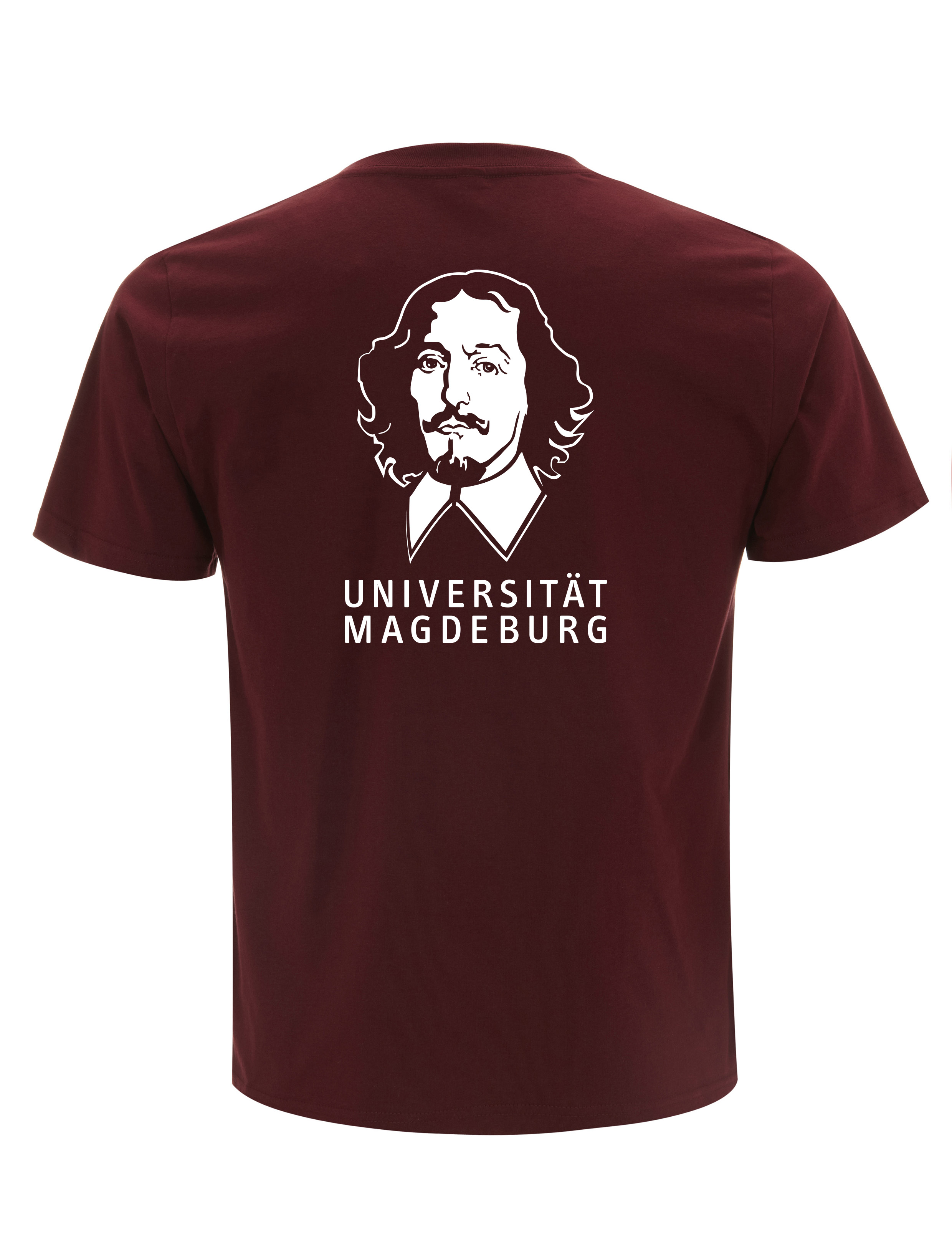 Herren T-Shirt "Logo" burgundy
