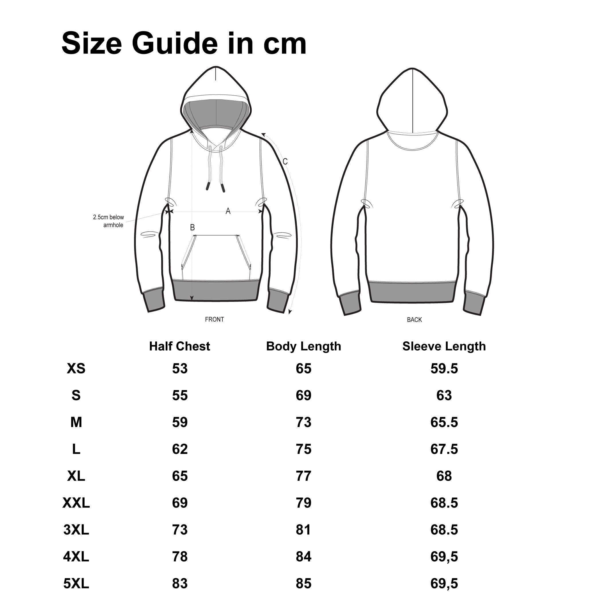 Unisex Kapuzenpullover bright blue