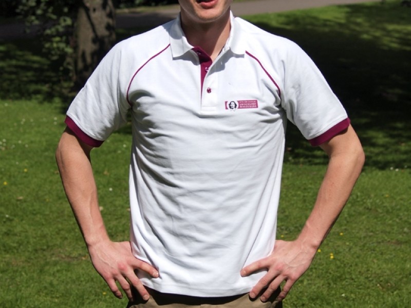 Herren Polo-Shirt, weiß