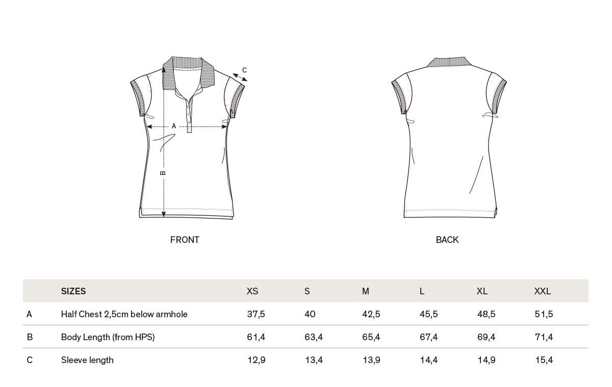 Damen Poloshirt schwarz