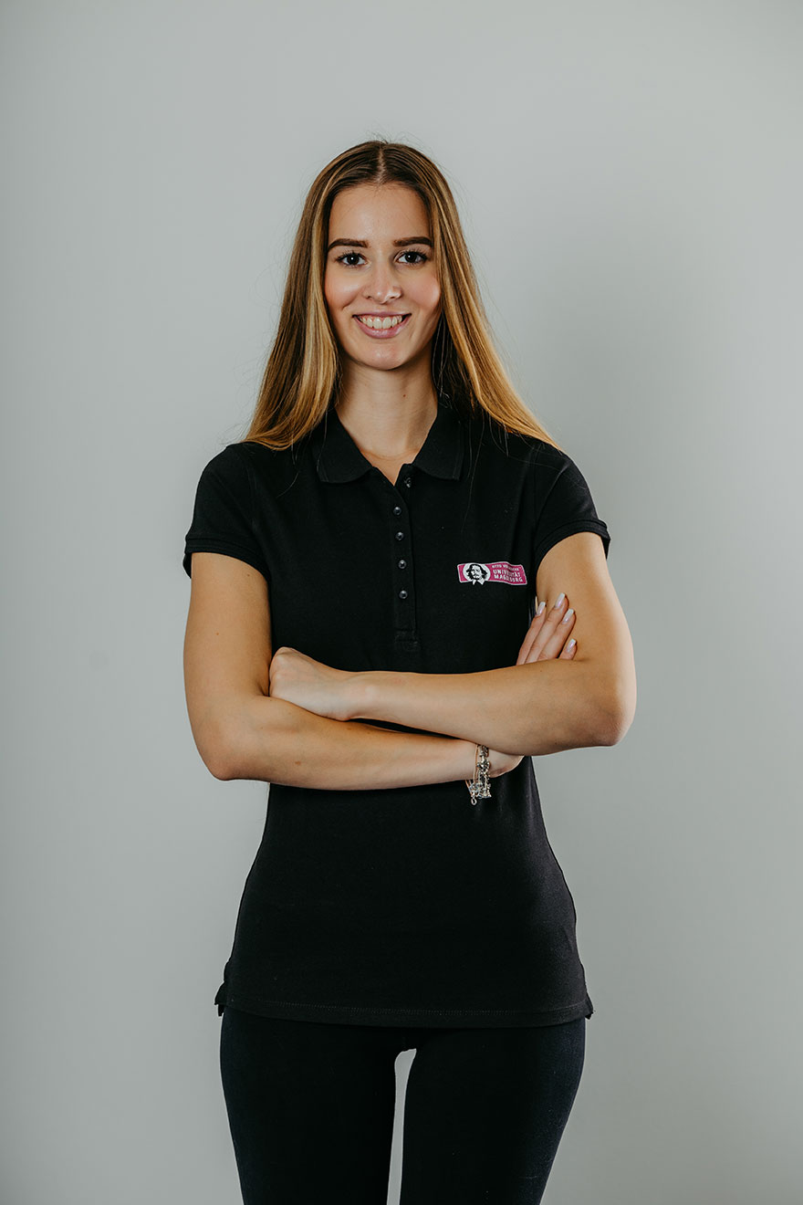Damen Poloshirt schwarz