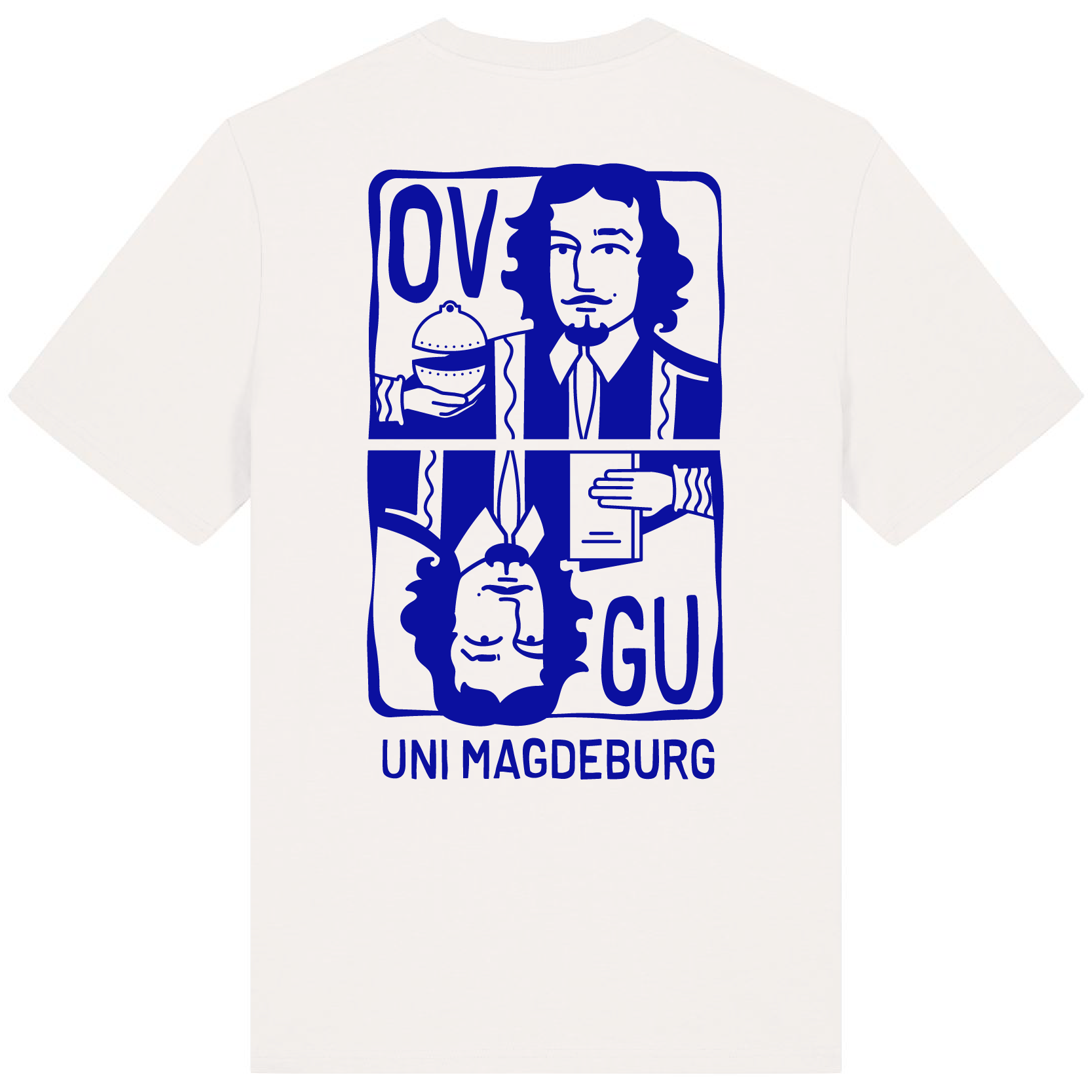 Unisex Oversized T-Shirt blue heart