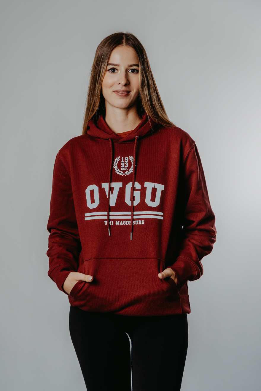 Unisex Kapuzenpullover Burgundy XS