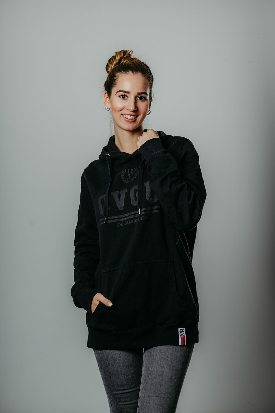 Unisex Kapuzenpullover black/black XS